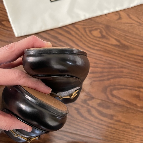 Gucci Wool Princetown Slippers Loafers 38 Black - Picture 5 of 8